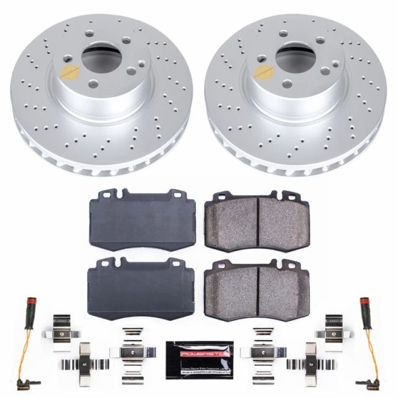 PowerStop Power Stop 03-06 Mercedes-Benz SL500 Front Z23 Evolution Sport Coated Brake Kit
