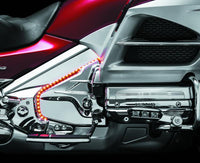Kuryakyn Louvered Transmission Cover 01-17 Honda GL1800 Chrome