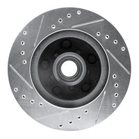 R1 Concepts R1 1978-1990 Buick Electra Front Right Drilled & Slotted Silver Brake Rotor