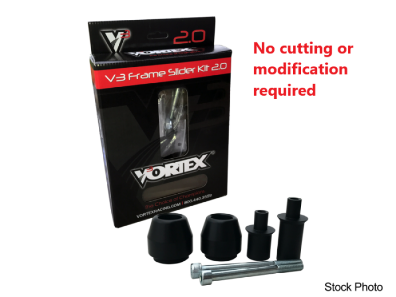 Vortex Racing 10-19 Aprilia Tuono V4R APRC V3 2.0 Frame Slider Kit- No Cut
