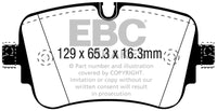 EBC 2019+ Audi A6 Quattro 3.0T/Electric Redstuff Rear Brake Pads