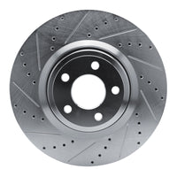 R1 Concepts R1 20-25 Ford Police Interceptor Utility Front Left Drilled & Slotted Silver Brake Rotor