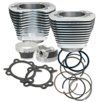 S&S Cycle 99-06 BT 97in Big Bore Cylinder Kit - Silver