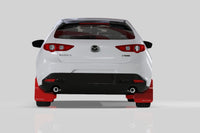 Rally Armor 19-26 Mazda3 Hatchback Black UR Mud Flap w/Dark Grey Logo