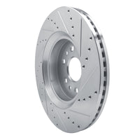 R1 Concepts R1 21-25 Jeep Grand Wagoneer L Front Left Drilled & Slotted Silver Brake Rotor