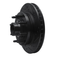 R1 Concepts R1 1994-1999 Dodge Ram 2500 Front Right Drilled & Slotted Black Brake Rotor