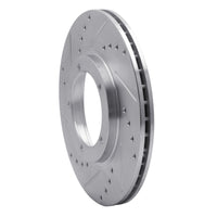 R1 Concepts R1 67-88 Porsche 924 Front Left Drilled & Slotted Silver Brake Rotor