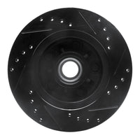 R1 Concepts R1 1978-1990 Buick Estate Wagon Front Left Drilled & Slotted Black Brake Rotor