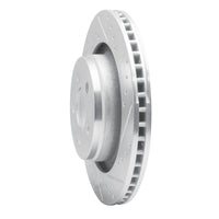 R1 Concepts R1 11-12 Jeep Liberty Front Right Drilled & Slotted Silver Brake Rotor