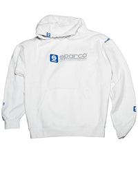 Sparco Sweatshirt Hooded WWW White XLRG