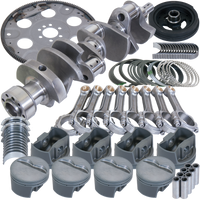 Eagle Chevy 350 1Pc 3.750in Crank 5.700in I-Beam Rods 4.060in Pistons 153 Tooth FP Balanced Assembly
