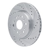 R1 Concepts R1 17-25 Buick Enclave Rear Right Drilled & Slotted Silver Brake Rotor
