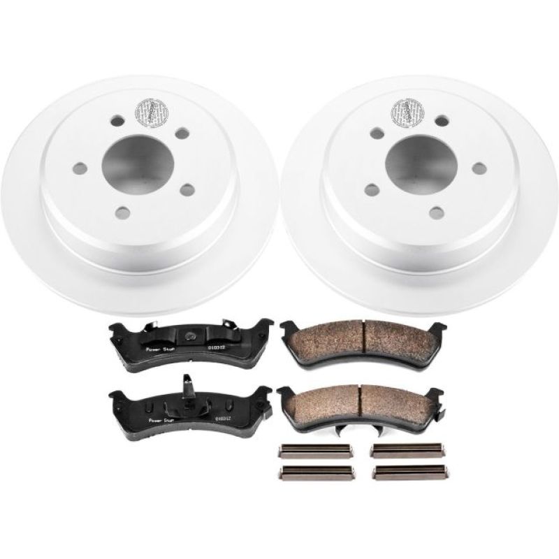 PowerStop Power Stop 95-01 Ford Explorer Rear Z17 Evolution Geomet Coated Brake Kit