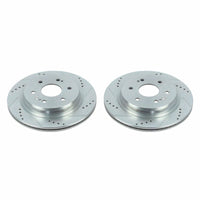 PowerStop Power Stop 19-20 Chevrolet Silverado 1500 Rear Evolution Drilled & Slotted Rotors - Pair