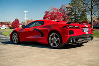 CORSA Performance Corsa 2020-2025 Chevrolet Corvette C8 RWD 3in Valved Cat-Back Delete w/ NPP w/4.5in CF Polished Tips