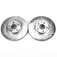 PowerStop Power Stop 09-11 Audi A4 Front Evolution Drilled & Slotted Rotors - Pair