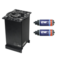 DeatschWerks 3.0L Staged Surge Tank w/ DW300 Fuel Pumps