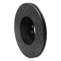 R1 Concepts R1 07-21 BMW 220i (Mexico) Front Right Drilled & Slotted Black Brake Rotor