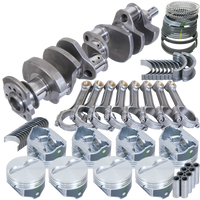 Eagle Chevy 350 1Pc 3.750in Crank 5.700in I-Beam Rods 4.000in Pistons 168 Tooth FP Balanced Assembly