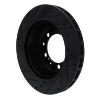 R1 Concepts R1 91-97 Porsche 911 Left Rear Drilled & Slotted Black Brake Rotor