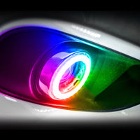 ORACLE Lighting Oracle Dodge Charger SRT8 11-14 WP LED Projector Fog Halo Kit - ColorSHIFT