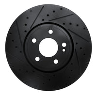 R1 Concepts R1 19-26 Mercedes-Benz A220 Front Left Drilled & Slotted Black Brake Rotor