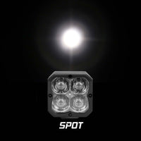 XKGLOW XK Glow XKchrome 20w LED Cube Light w/ RGB Accent Light - Spot Beam