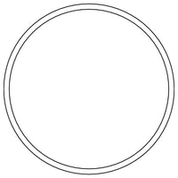 Cometic Gasket Cometic Holley 4500 Dominator .060in Fiber Air Cleaner Mounting Gasket - 7.3125in Diameter