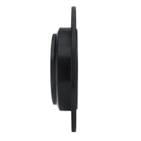 R1 Concepts R1 16-25 Honda Ridgeline Rear Left Drilled & Slotted Black Brake Rotor