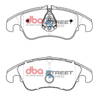 DBA 09-16 Audi A4 Sedan Front Street Series Brake Pads
