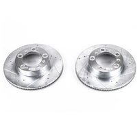 PowerStop Power Stop 97-04 Porsche Boxster Front Evolution Drilled & Slotted Rotors - Pair