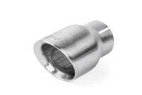 APR Double-Walled 3.5in Slash-Cut Tips - Brushed Silver - Set of 2