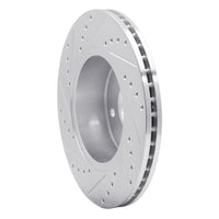 R1 Concepts R1 94-02 Land Rover Range Rover Front Right Drilled & Slotted Silver Brake Rotor