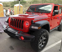 ORACLE Lighting Oracle Jeep Wrangler JL/Gladiator JT LED Surface Mount Fog Light Halo Kit - White