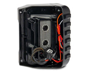 Raxiom 07-18 Jeep Wrangler JK Axial Series Trident LED Tail Lights- Black Housing (Clear Lens)