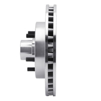 R1 Concepts R1 1988-1994 Chevrolet C1500 Front Left Drilled & Slotted Silver Brake Rotor