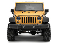Raxiom 07-18 Jeep Wrangler JK 7-In LED Headlights- Blue Housing- Clear Lens