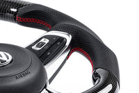 APR 15-26 Volkswagen Golf R/GTI/Jetta (MK7) Carbon Fiber/Red Stitch Steering Wheel (For Paddles)