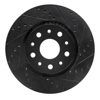 R1 Concepts R1 2002-2018 Dodge Sprinter 2500 Rear Right Drilled & Slotted Black Brake Rotor