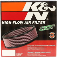 K&N Engineering K&N Replacement Air Filter FORD CARS & TRUCKS L4,L6, 1968-86