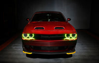 ORACLE Lighting Oracle Dodge Challenger 15-21 LED Waterproof Halo Kit - ColorSHIFT w/o Controller