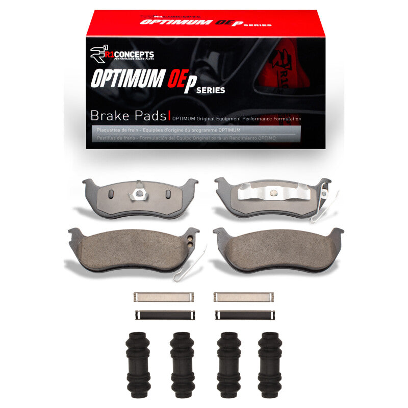 R1 Concepts R1 03-10 Ford Explorer Sport Trac Rear Optimum OE Pads & Hardware Kit