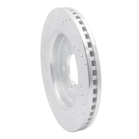 R1 Concepts R1 10-14 Ford F-150 4WD Front Right Drilled & Slotted Silver Brake Rotor