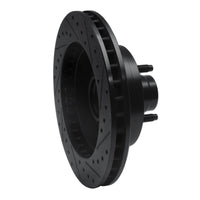 R1 Concepts R1 73-93 Ford E-150 Econoline Front Left Drilled & Slotted Black Brake Rotor