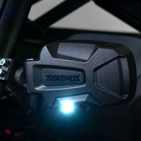 Seizmik 13+ Can Am/ Polaris Pursuit Night Vision LED Sideview Mirror - Pro-fit Clamp Pair
