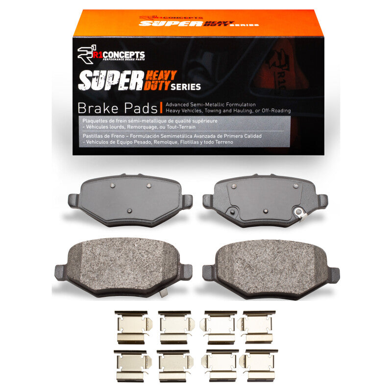 R1 Concepts R1 2013-2019 Ford Police Interceptor Sedan Rear R1 Super Duty Pads & Hardware Kit