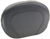 Mustang Motorcycle Mustang Harley Setback Vintage Sissy Bar Pad Low Medallion Style (12 inch x 9 inch) - Black
