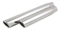 Vibrant Dual 3.5in Round SS Exhaust Tip (Single Wall Angle Cut)