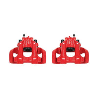 PowerStop Power Stop 11-17 Dodge Durango Rear Red Calipers w/Brackets - Pair