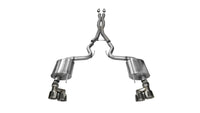 CORSA Performance Corsa 2015-2017 Ford Mustang GT 5.0 3in Cat Back Exhaust Polish Quad Tips (Sport)